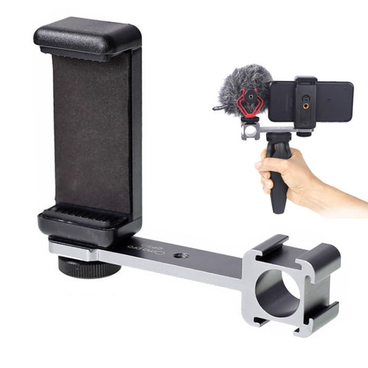 Cimapro CPT-3 Three-headed Hot Boot Bracket Adapter Mount LED Mic On Gimbal, 2