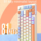 XUNSVFOX K81 Laptop Gaming Office Wired Illuminated Keyboard
