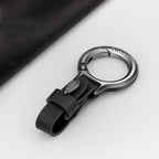 YAILIS Zinc Alloy Car Keychain Multi-functional Belt Hook Key Holder For Men & Women, Quartz Black, Quartz Coffee, Quartz Brown