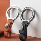 YAILIS Zinc Alloy Car Keychain Multi-functional Belt Hook Key Holder For Men & Women, Quartz Black, Quartz Coffee, Quartz Brown