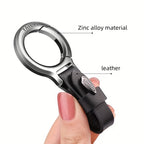 YAILIS Zinc Alloy Car Keychain Multi-functional Belt Hook Key Holder For Men & Women, Quartz Black, Quartz Coffee, Quartz Brown