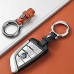 YAILIS Zinc Alloy Car Keychain Multi-functional Belt Hook Key Holder For Men & Women, Quartz Black, Quartz Coffee, Quartz Brown