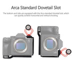 For Sony A7R4 / A7M4 Camera XILETU L-Type Quick Release Plate Shooting Expansion Bracket Cage