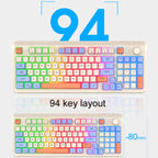 XUNSVFOX K820 Wired Gaming Mechanical Feeling 94 Keys Keyboard And Mouse Set