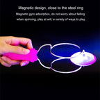 Light-emitting Magnetic Gyro Toys Magic Track Gyro Children Toy Yo-yo Balls, Magnetic Gyro Toys