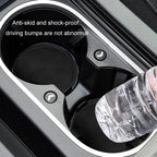 2pcs/ Set Car Suede Anti-Slip Water Coaster Car Interior Decoration