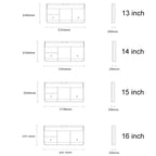 Multi-layer Waterproof and Shock-absorbing Laptop Sleeve Laptop Storage Bag, 13 inch, 14 inch, 15 inch, 16 inch