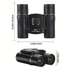Outdoor Low-light Night Vision High-power HD Mini Binoculars, 8X21