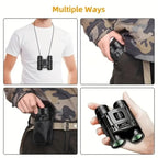 Outdoor Low-light Night Vision High-power HD Mini Binoculars, 8X21
