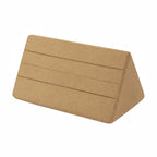 High Density Cork Yoga Blocks Waist And Abdominal Exercise Triangle Bricks, 19.5 x 11 x 11cm