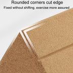 High Density Cork Yoga Blocks Waist And Abdominal Exercise Triangle Bricks, 19.5 x 11 x 11cm