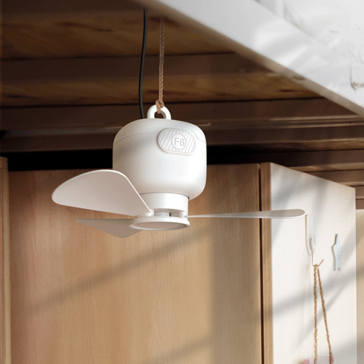 USB Plug-in Version Small Ceiling Fan Camping Outdoor Portable Hanging Fan