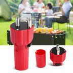 Outdoor Picnic Grill Rotary Motor Barbecue Motor Bracket Accessories, Battery Powered