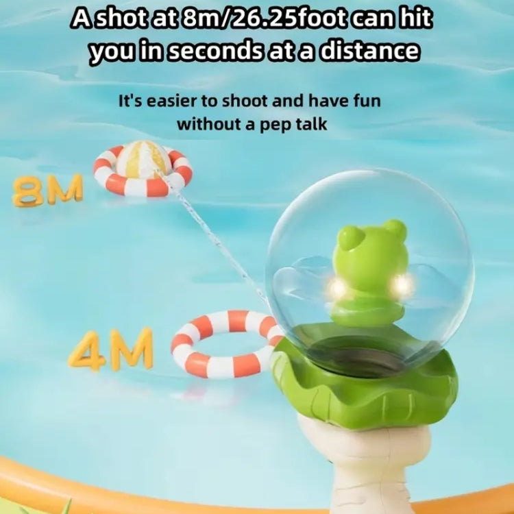 Summer Children Cartoon Bared Water Toys Outdoor Water Play Toys, Astronaut Blue, Astronaut Red, Frog Red, Frog Green, Astronaut With Lights Blue, Astronaut With Lights Blue Red, Frog With Lights Red, Frog With Lights Green