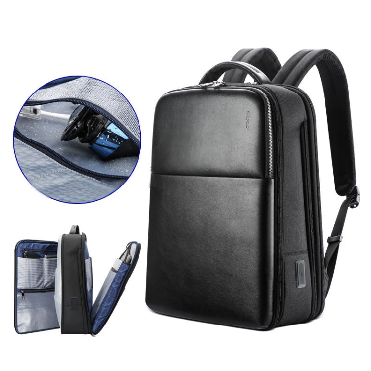Bopai 61-18911 Large Capacity Waterproof Travel Laptop Backpack With USB+Type-C Port, Ultimate, Deluxe