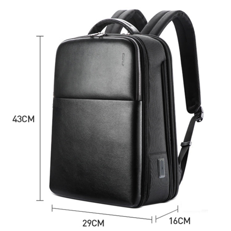 Bopai 61-18911 Large Capacity Waterproof Travel Laptop Backpack With USB+Type-C Port, Ultimate, Deluxe