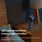 Outdoor Handheld Turbine Digital Display 100-Speed High-Speed Mini Fan, White, Black, Navy Blue