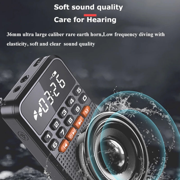 Rolton T1 Portable Radio Receiver Old People Singing Opera Player Mini Stereo Walkman