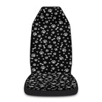 Car Universal Printed Seat Protector Automobile Decoration Supplies, Footprint And Bone
