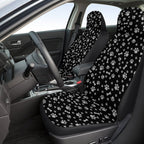 Car Universal Printed Seat Protector Automobile Decoration Supplies, Footprint And Bone