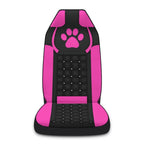 Car Universal Printed Seat Protector Automobile Decoration Supplies, Pink Footprints