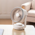Air Circulation Fan Automatic Oscillating Head Desktop Fan With LED Light