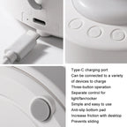Air Circulation Fan Automatic Oscillating Head Desktop Fan With LED Light