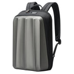 Bopai 61-122579 Large Capacity Hard Shell Password Lock Waterproof Business Laptop Backpack, (Grey)