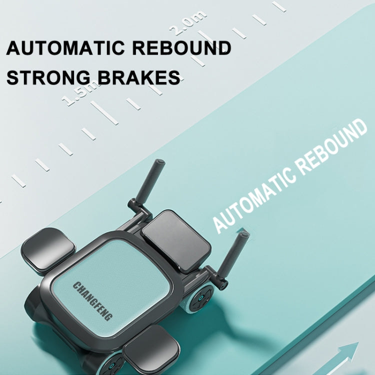 CHANGFENG Four-wheel Abdominal Roller With Elbow Support & Phone Bracket Fitness Equipment