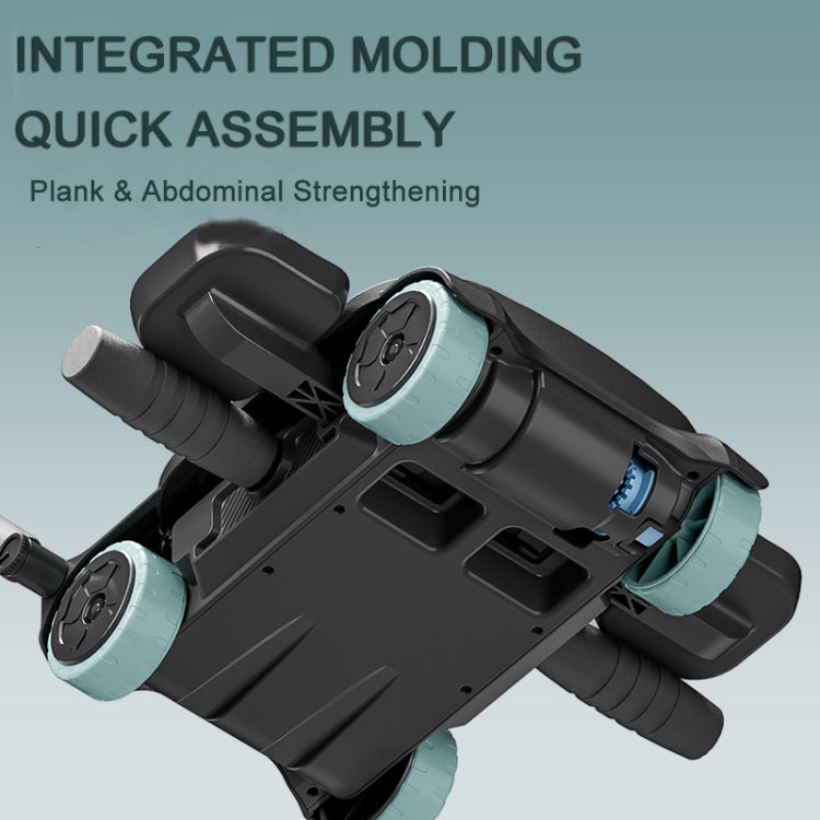CHANGFENG Four-wheel Abdominal Roller With Elbow Support & Phone Bracket Fitness Equipment