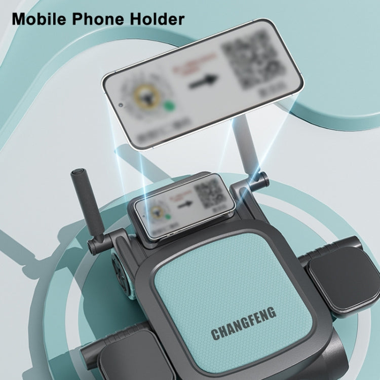 CHANGFENG Four-wheel Abdominal Roller With Elbow Support & Phone Bracket Fitness Equipment