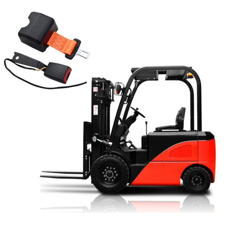 Automatic Retractable Two-point Forklift Safety Belt, Orange, Orange+SQ17 Wire Base