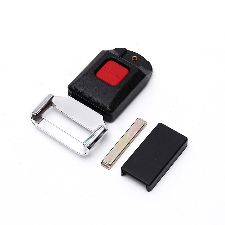 Car Seat Belt Buckle Accessories, Lock Tongue + Lock Buckle, Welded Lock Tongue + Lock Buckle