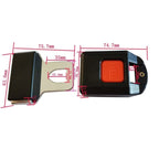 Car Seat Belt Buckle Accessories, Lock Tongue + Lock Buckle, Welded Lock Tongue + Lock Buckle