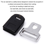Car Seat Belt Buckle Accessories, Lock Tongue + Lock Buckle, Welded Lock Tongue + Lock Buckle