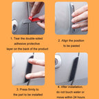 Car Door Anti-collision Strip Anti-scratch Decorative Sticker, Q3 Black, Q3 White, Q3 Red, White Q1, Black Q1, Q2 Black, Q2 White