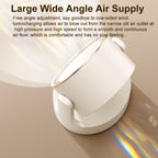 3 In 1 Multifunctional Desktop Fan with LED Light Cosmetic Mirror, USB Plug Non-Oscillating, Rechargeable Oscillating