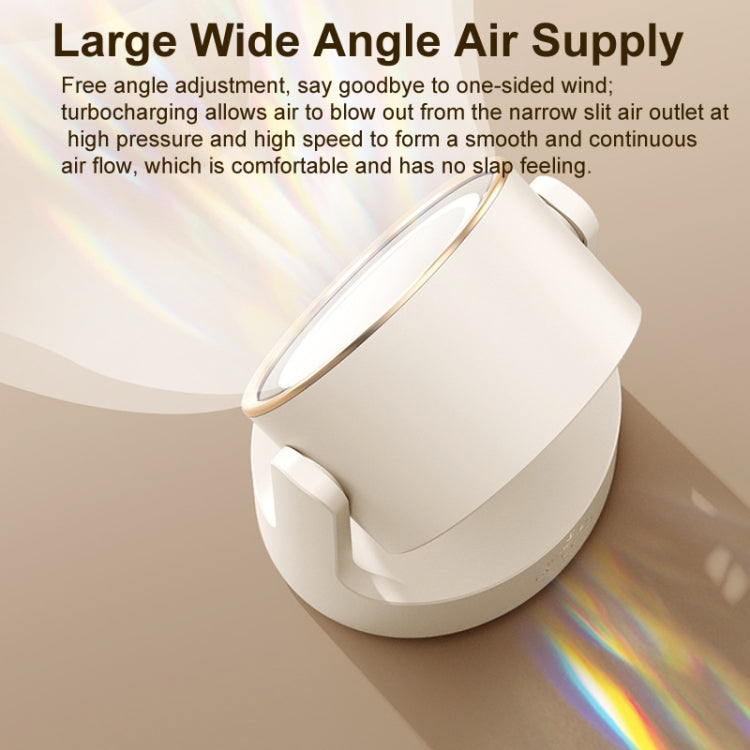 3 In 1 Multifunctional Desktop Fan with LED Light Cosmetic Mirror, USB Plug Non-Oscillating, Rechargeable Oscillating