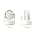 3 In 1 Multifunctional Desktop Fan with LED Light Cosmetic Mirror, USB Plug Non-Oscillating, Rechargeable Oscillating