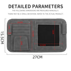 Car Sun Visor Bill Holder Glasses Clip Storage Bag