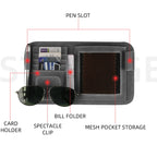 Car Sun Visor Bill Holder Glasses Clip Storage Bag