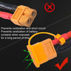 10pcs /Pack XT60 Lithium Battery Plug Protective Cover Plug Dustproof Anti-oxidation Insulation Cover