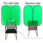 Live E-sports Double-sided Background Cutout Green Screen For Chair