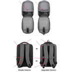Large-Capacity Waterproof Business Commuter Laptop Backpack with USB Port, 15 inch