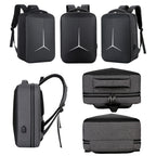 Large-Capacity Waterproof Business Commuter Laptop Backpack with USB Port, 15 inch
