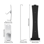 For PS5 Slim JYS-P5193 Console Wall Mount Hanging Storage Rack With Headphone Grip Organizer, For PS5 Slim (Black), For PS5 Slim (White)