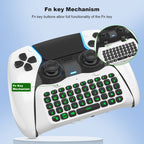 For PS5 JYS-P5172 Gamepad Wireless Bluetooth External Keyboard, Without Gamepad, JYS-P5172 (Black), JYS-P5172 (White)