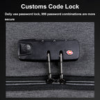 Large Capacity Password Lock Anti-Theft Laptop Backpack With USB Port, 16 inch
