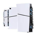 For PS5 Slim DOBE TP5-3538 Host Rear Blu-ray Fan Thermal Cooling Fan, DOBE TP5-3538 (White), DOBE TP5-3538 (Black)