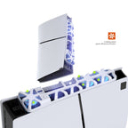 For PS5 Slim DOBE TP5-3538 Host Rear Blu-ray Fan Thermal Cooling Fan, DOBE TP5-3538 (White), DOBE TP5-3538 (Black)